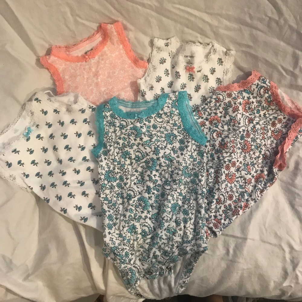 Carters Baby Girl Bundle, 7 pieces total!
